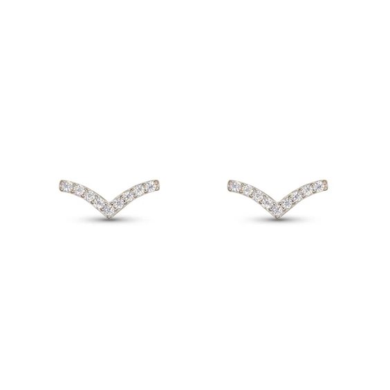 Orecchini Dilvdò Donna V Earing in Argento Zircone ORVBB - ORVBB